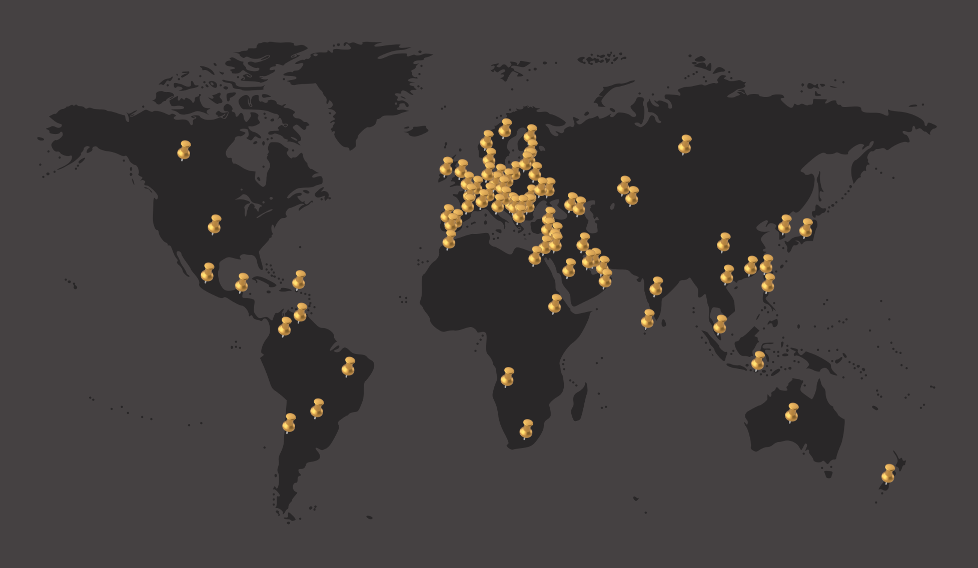 Map with pins